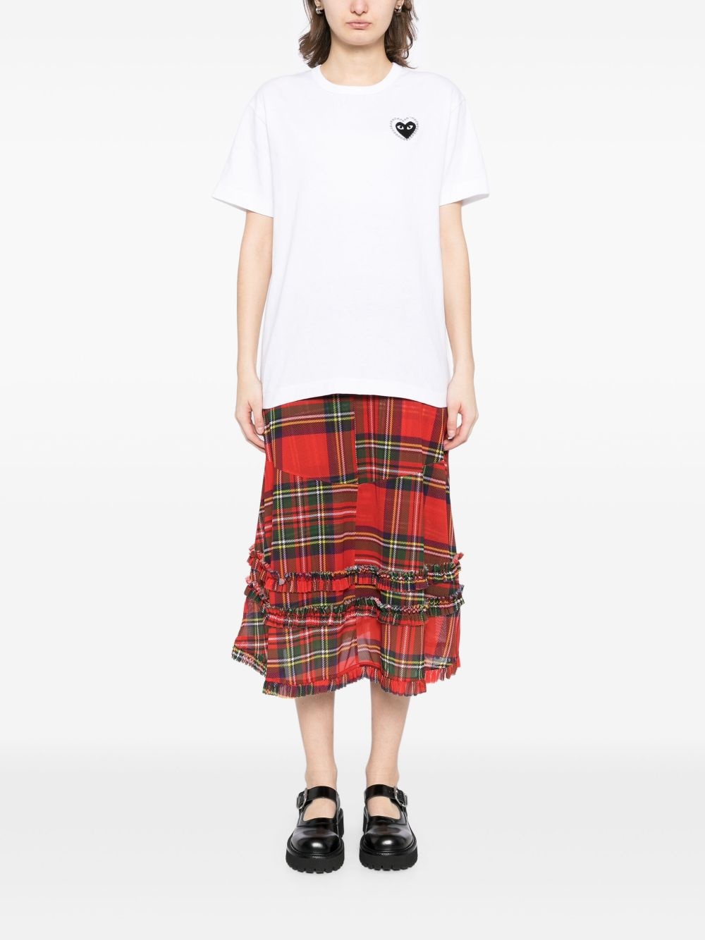 logo patch T-shirt - 2