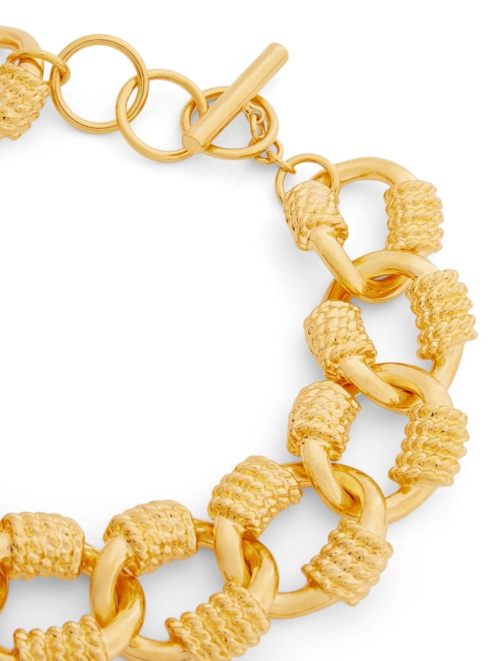 brass choker necklace - 2