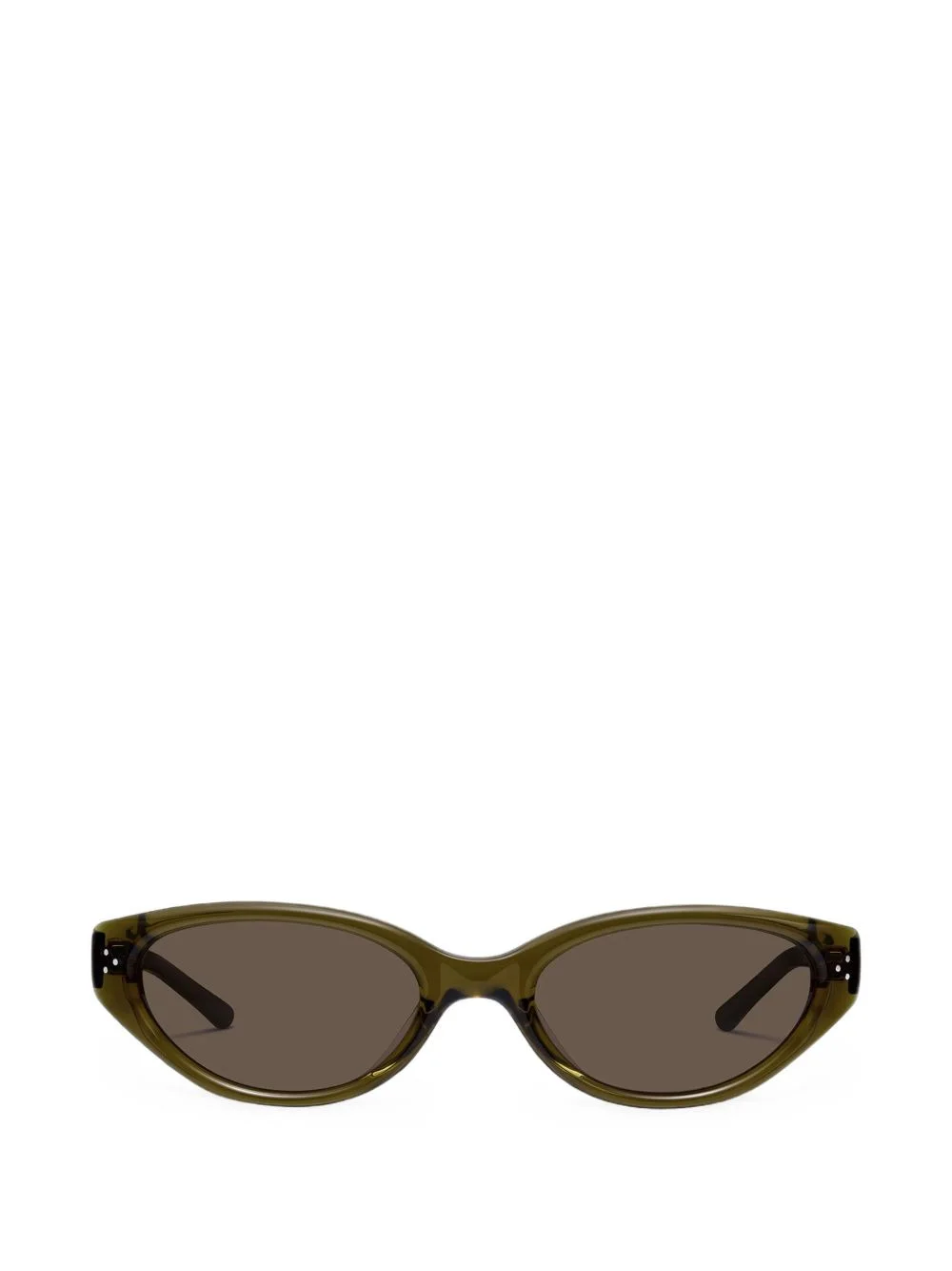 Vanilla cat-eye frame sunglasses - 1