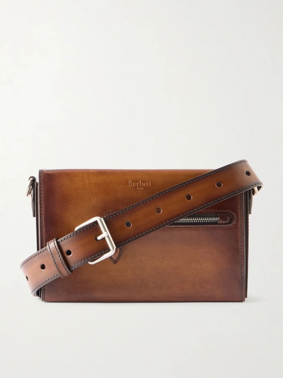 Jour de Poche Venezia Leather Messenger Bag - 1