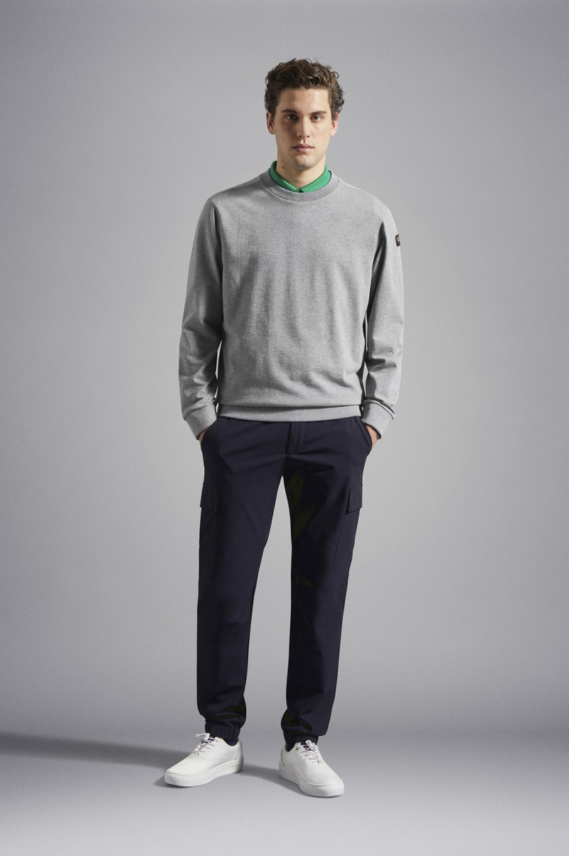 Paul & Shark COTTON PIQUÉ POLO SHIRT WITH ICONIC BADGE outlook