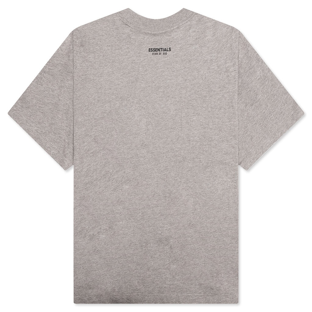 3 PACK ESSENTIAL TEE - HEATHER GRAY - 2