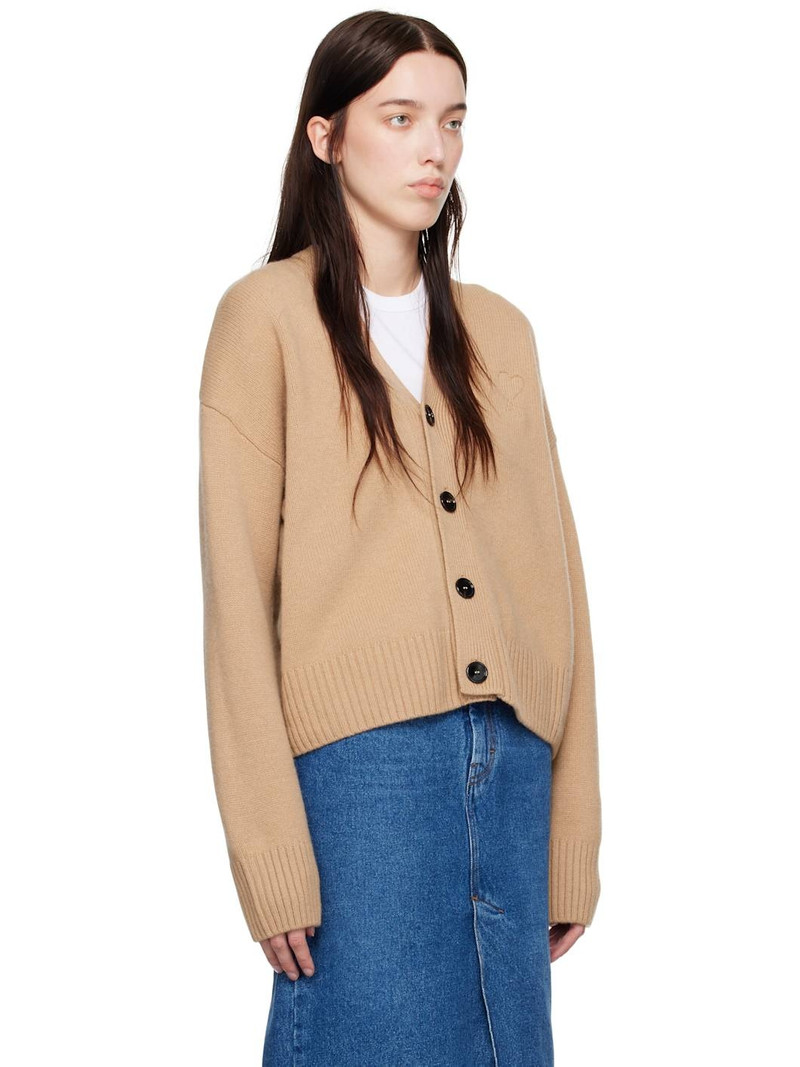 양모 cashmere v 목 카디건 2