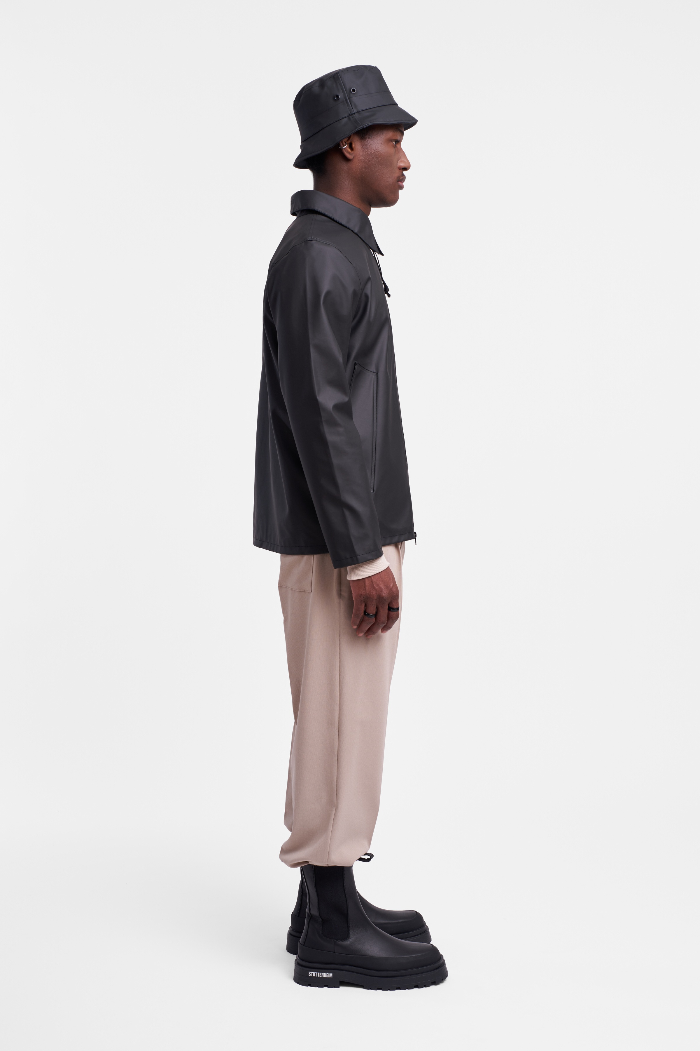 Notting Hill Lightweight Overshirt Black - 4