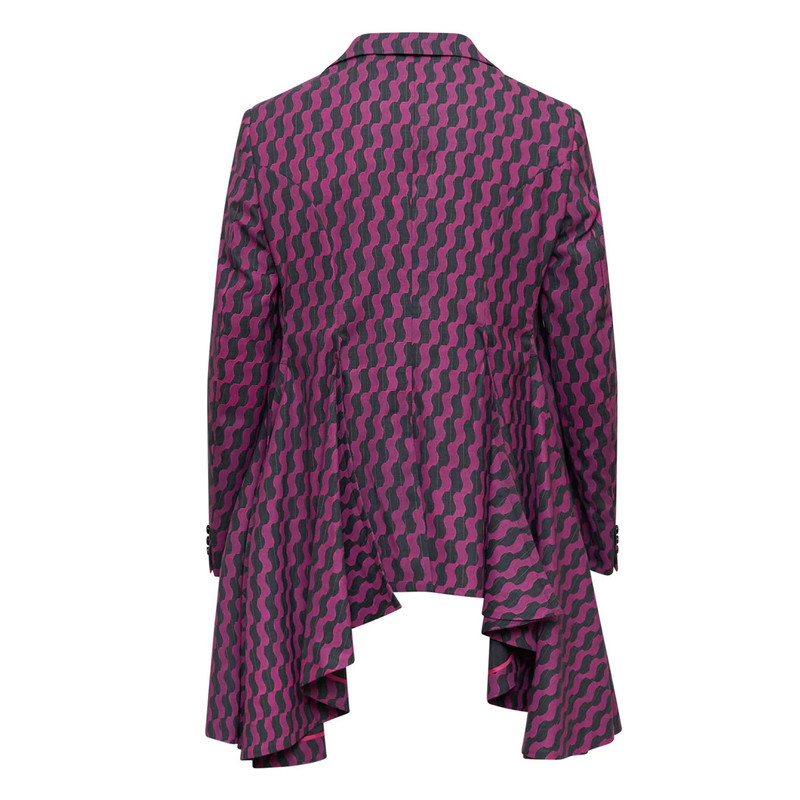 Comme des Garçons Homme Plus Wavy Striped Tailored Jacket outlook