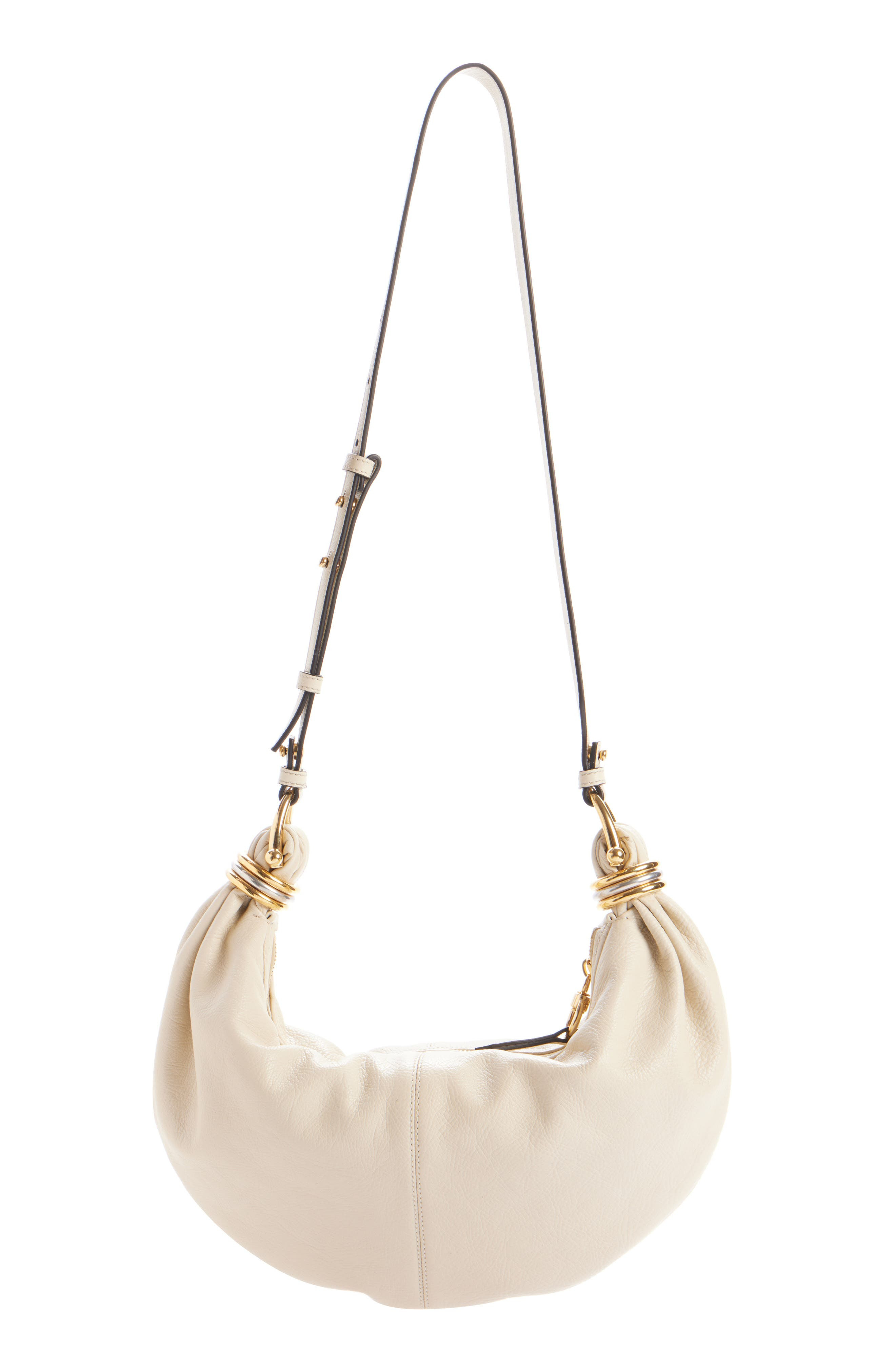 Chloé Small Bracelet Hobo Bag in Beige at Nordstrom - 3