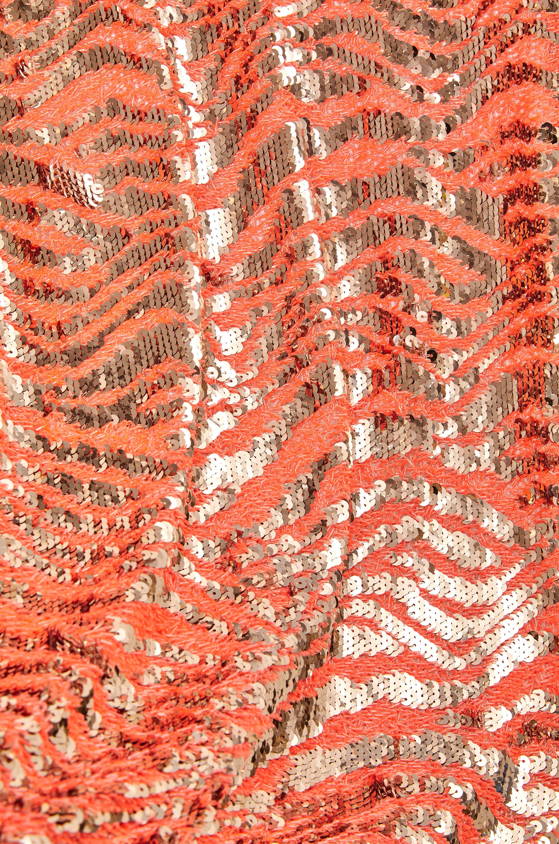 Sleeveless sequin embroidery top in cotton - 5