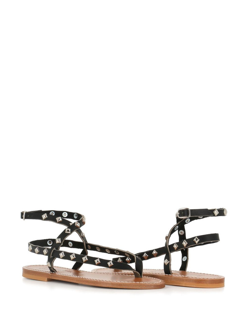 K.JACQUES Deltapyr stud-embellished flat sandals outlook