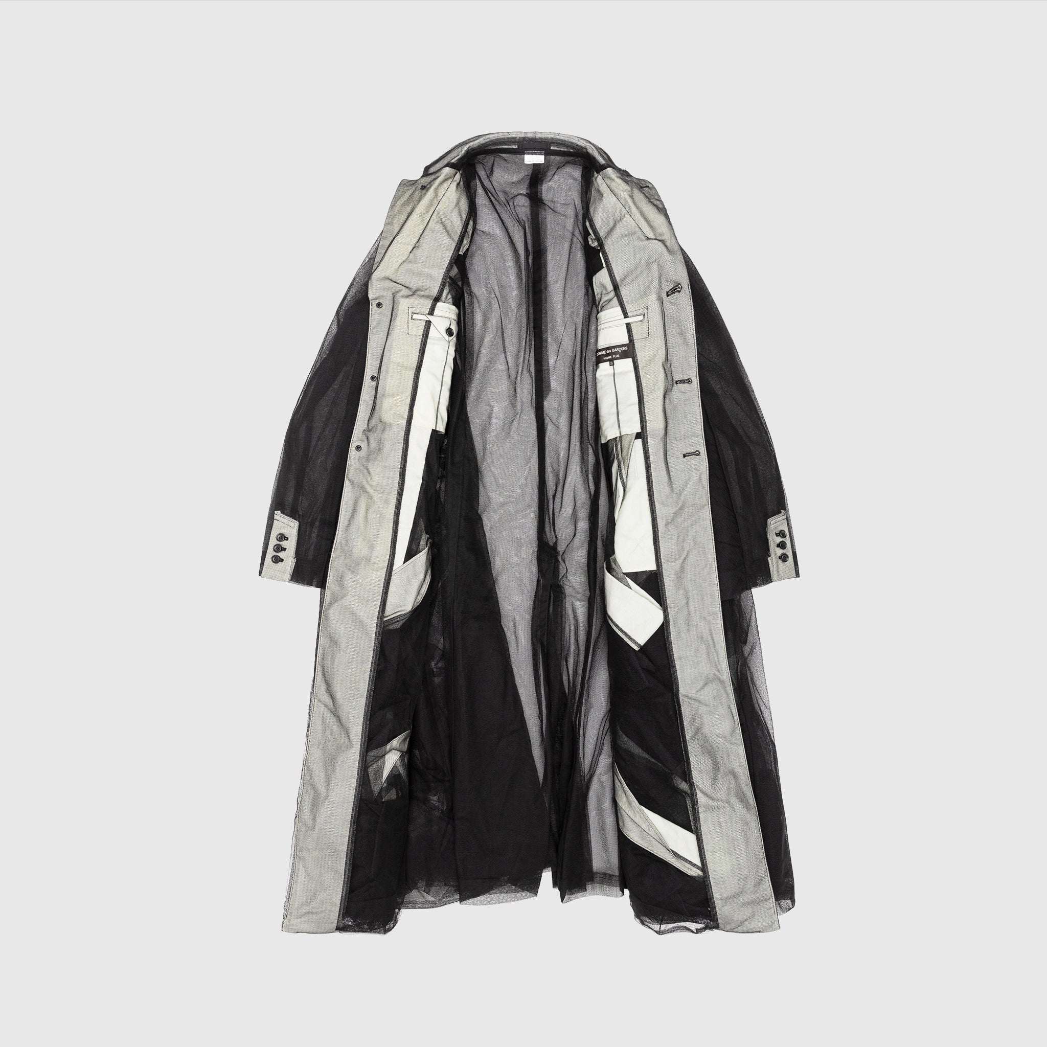 NYLON TULLE COAT - 7