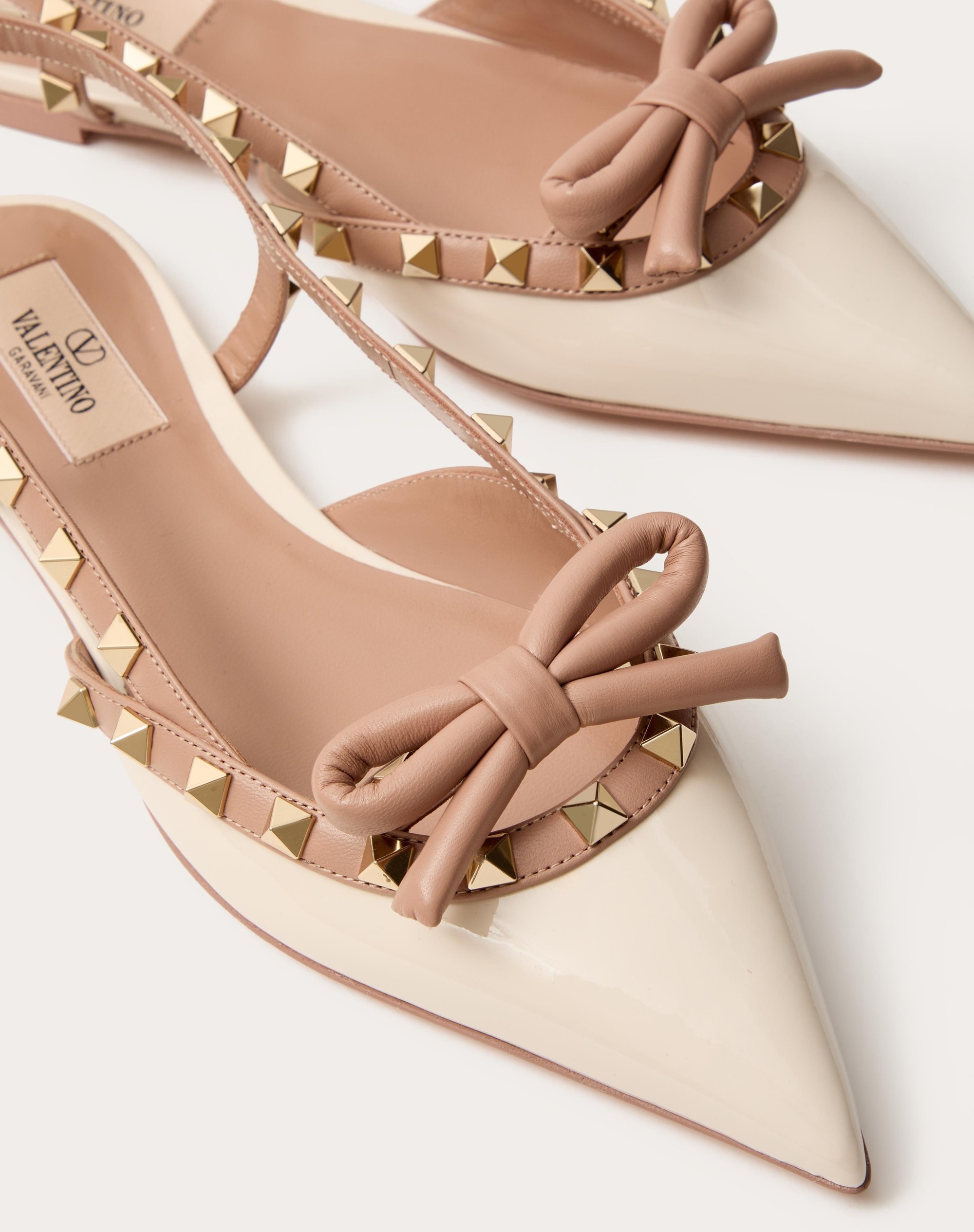 ＊VALENTINO＊バレエ・デュ・ロワ・バレリーナ カーフスキン Valet Du Roi Kid Slingback Ballerina 25mmm for Woman in