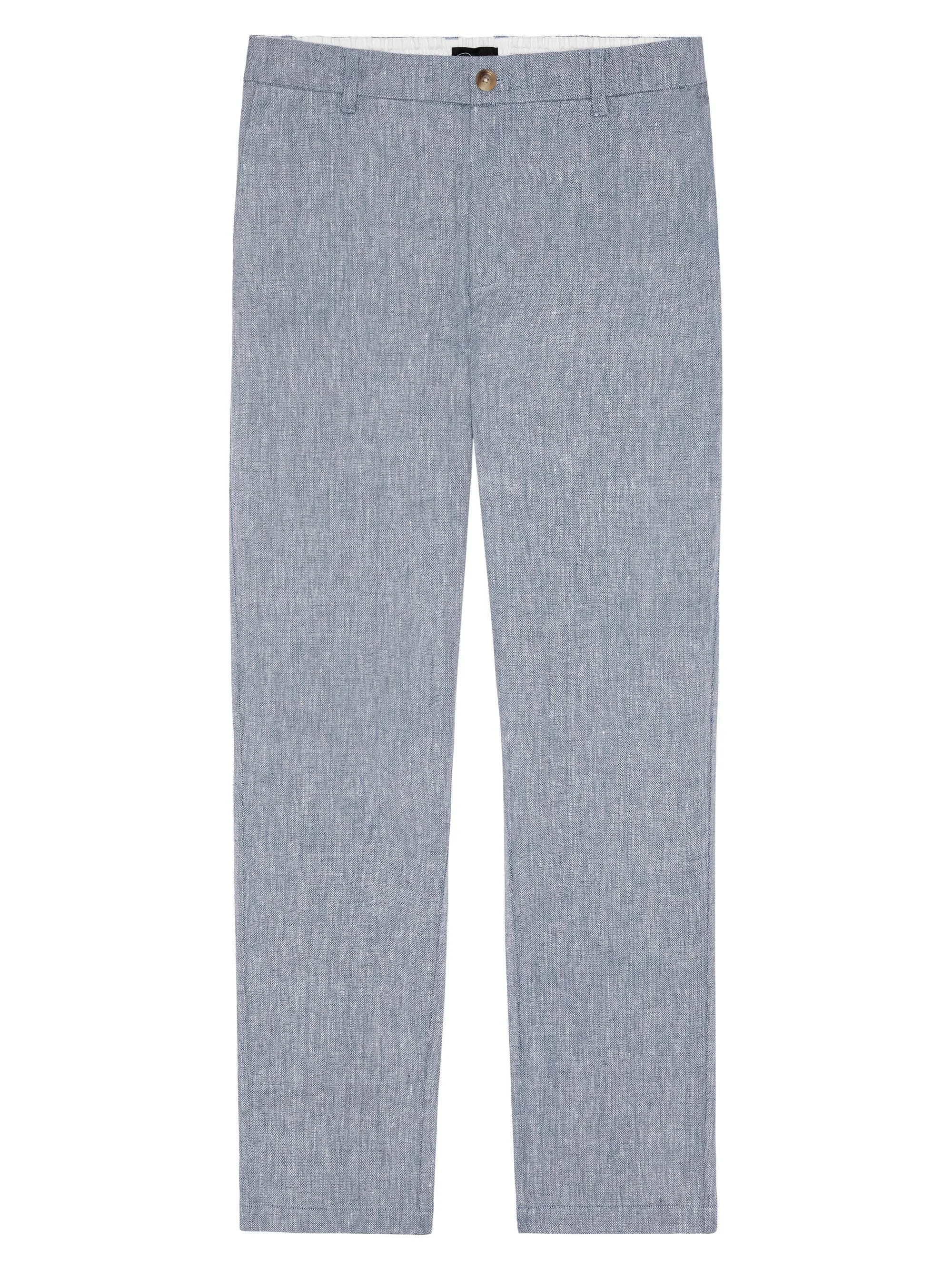 Men's Irving Cotton-Linen Pants - Bicoastal Blue - 1