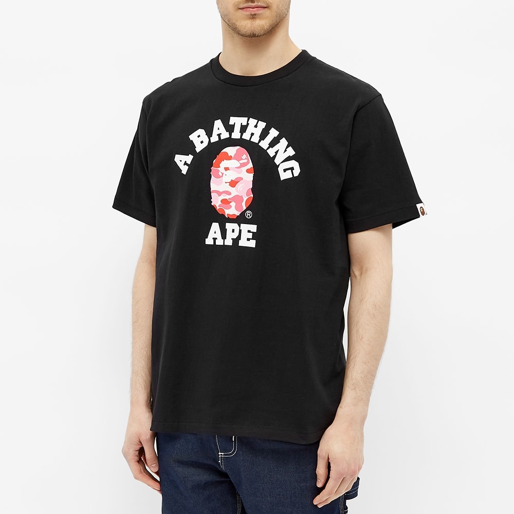 A Bathing Ape ABC Camo College Tee - 4