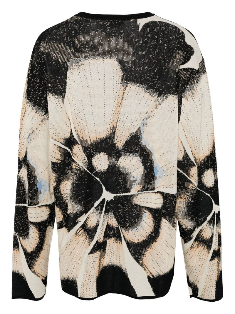 TAAKK floral-intarsia sweater outlook