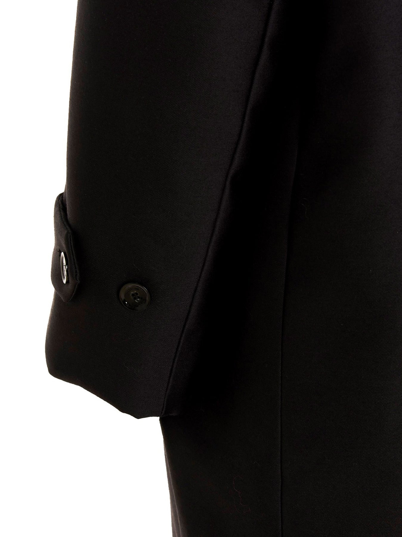 トレンチコート Valentino Pink PP Collection reversible long coat Black Valentino Valentino Pink Pp Collection Reversible Long Coat