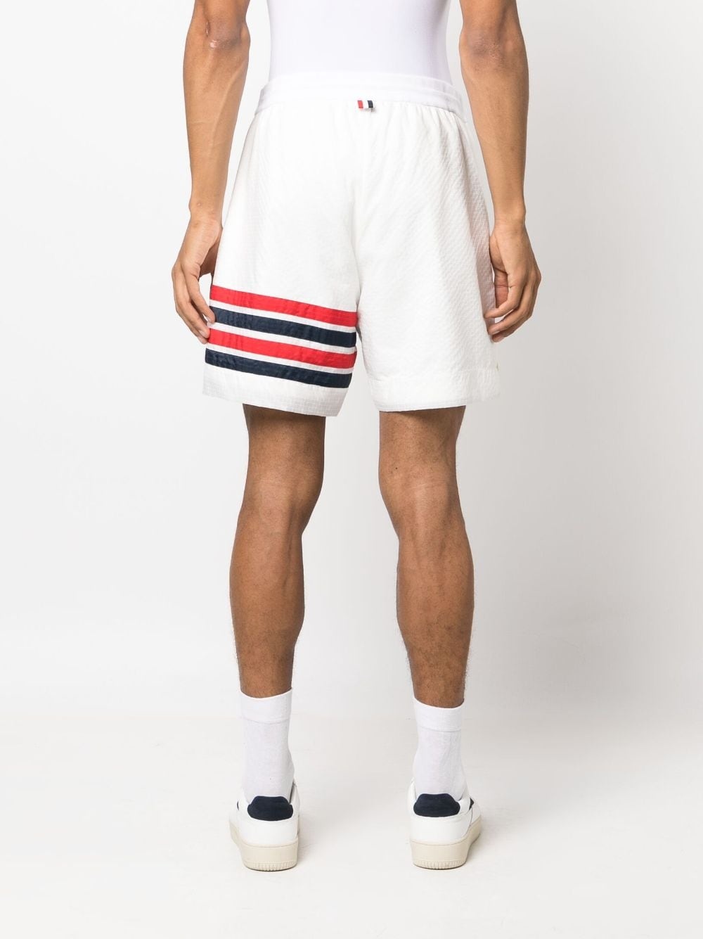 4-Bar stripe ripstop shorts - 4