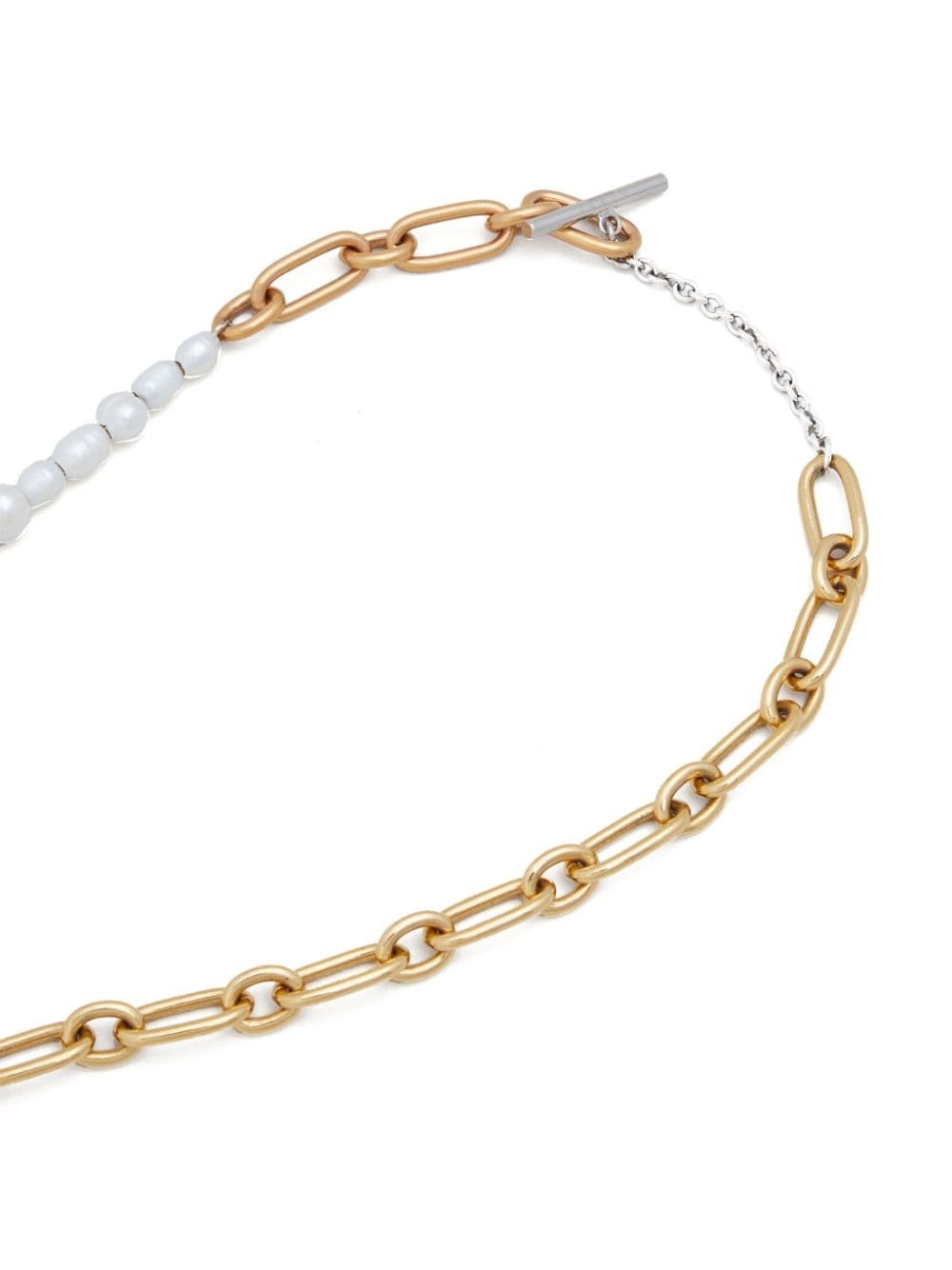 ring-embellished chain necklace - 3