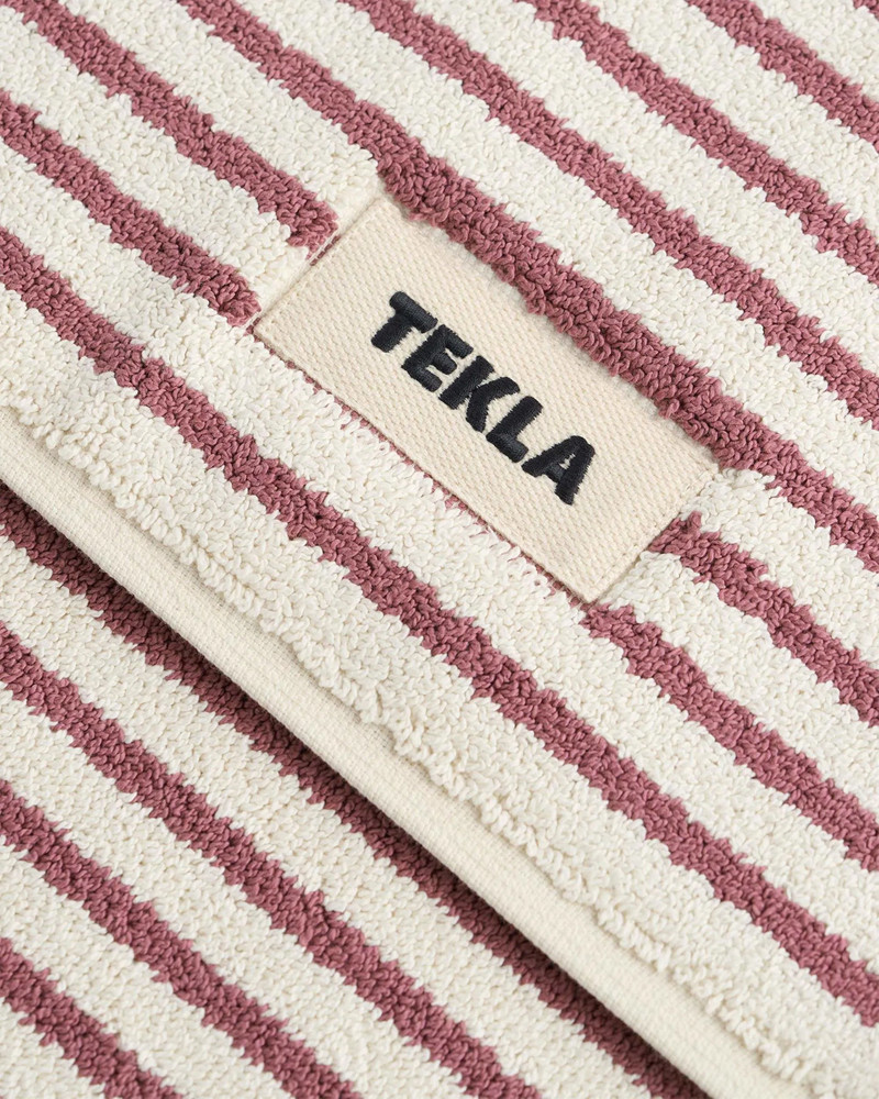 TEKLA Tekla Terry Bath Mat Ripple Stripes outlook