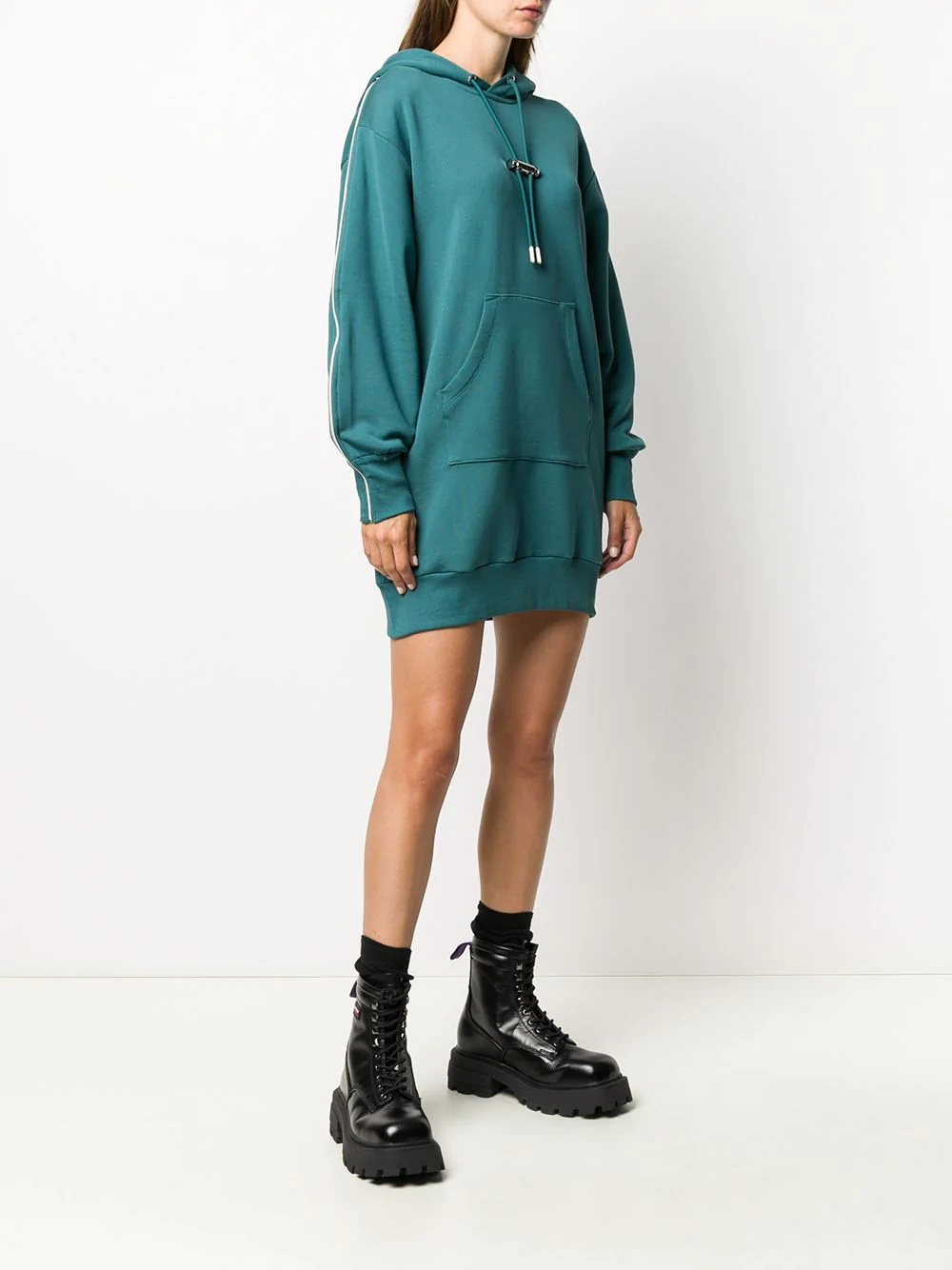 D-Berrel zipped hoodie dress - 3