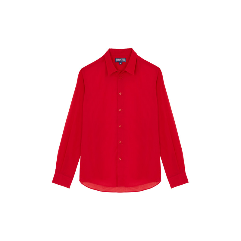 Cotton Voile Lightweight Shirt Solid 1