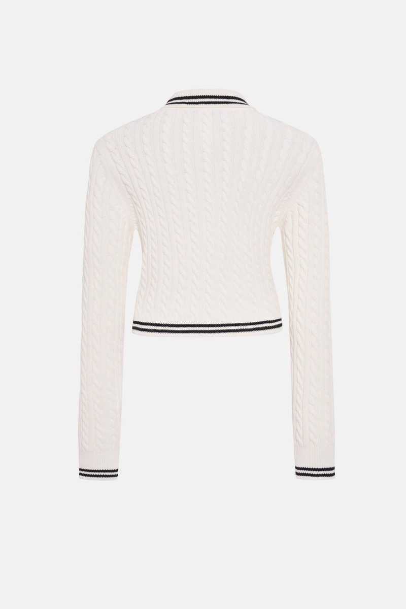 COTTON BLEND KNITTED POLO 2