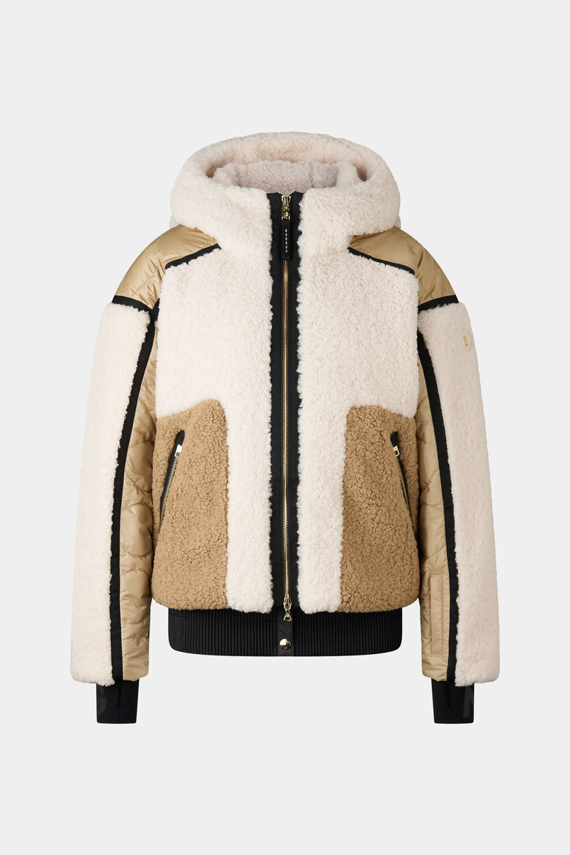 Kora ski jacket in Off-white/beige 1