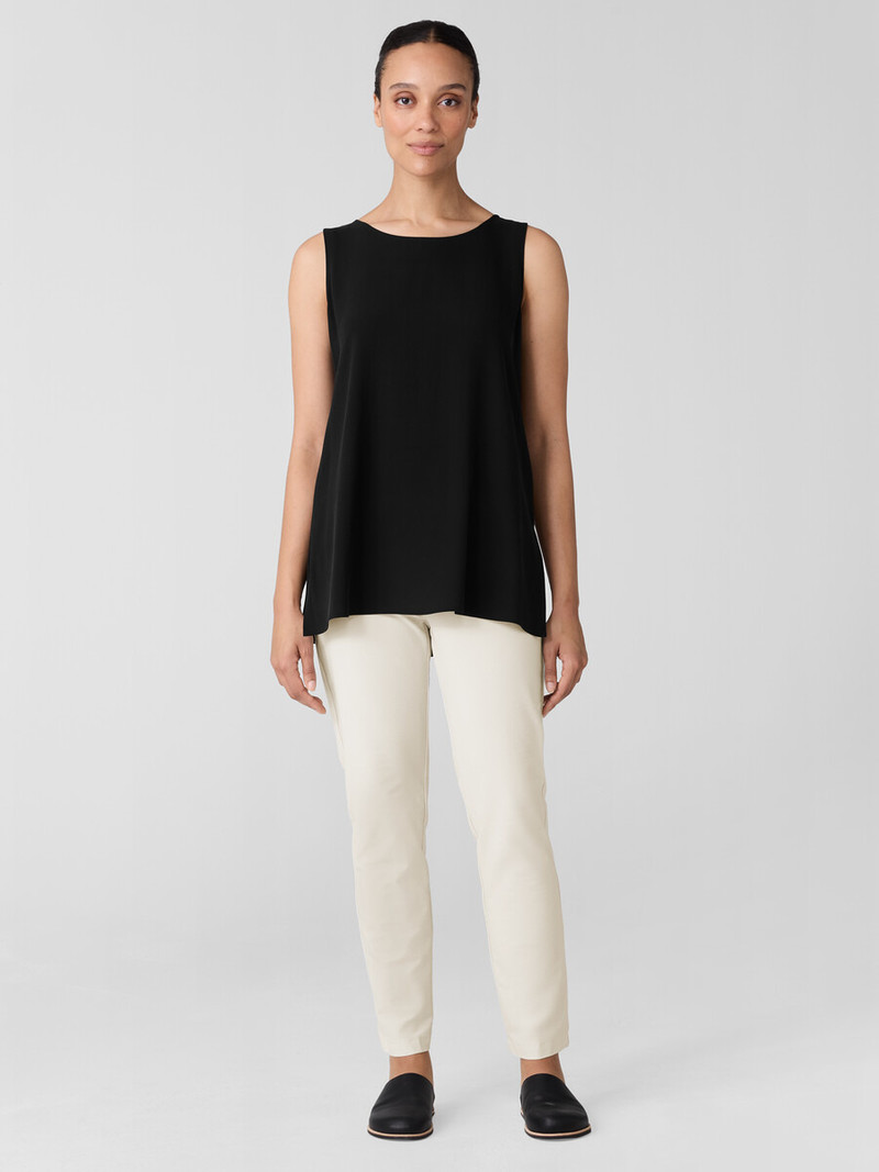 EILEEN FISHER Washable Stretch Crepe Slim Pant outlook