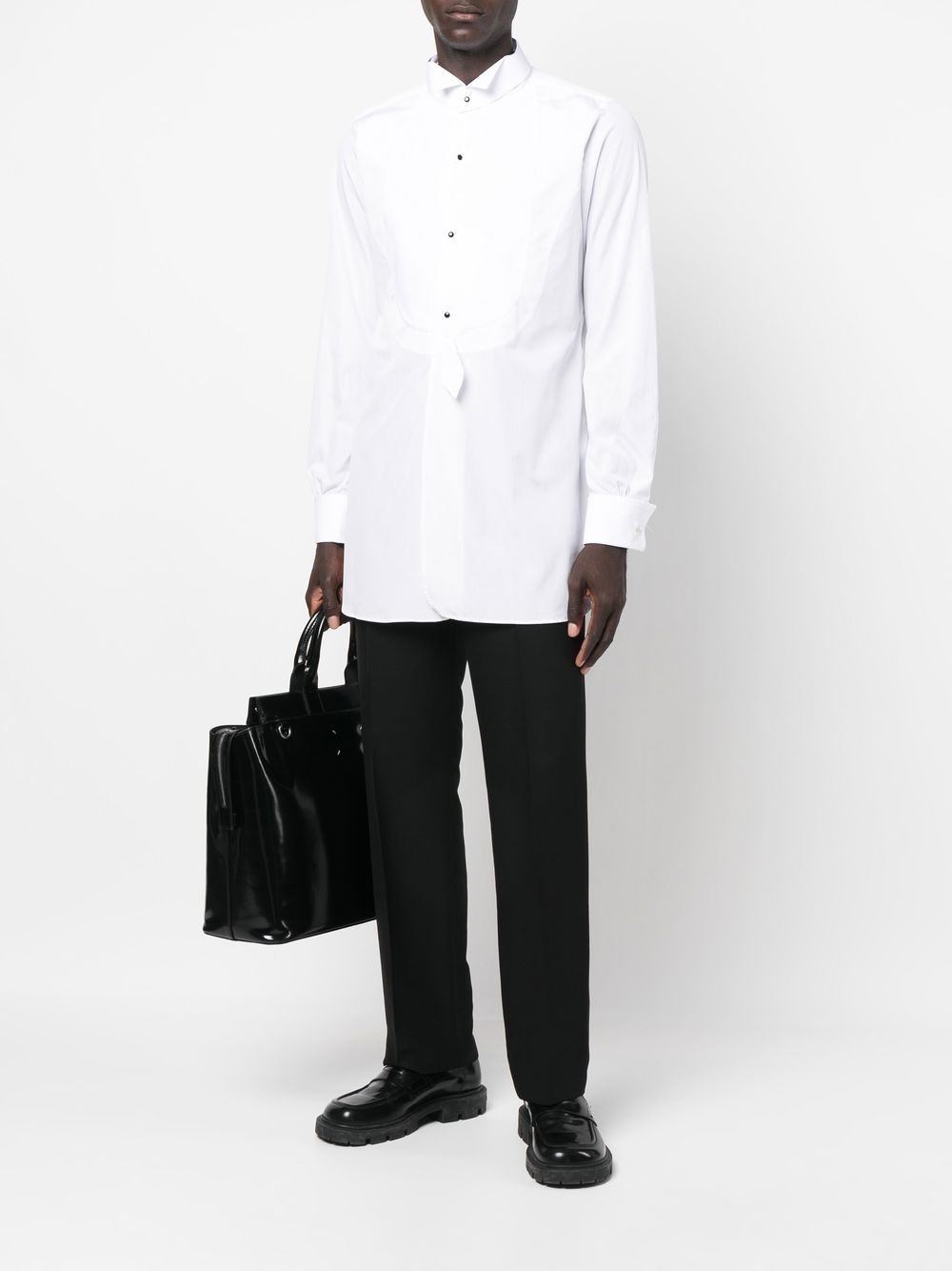 wing-collar dress shirt - 2