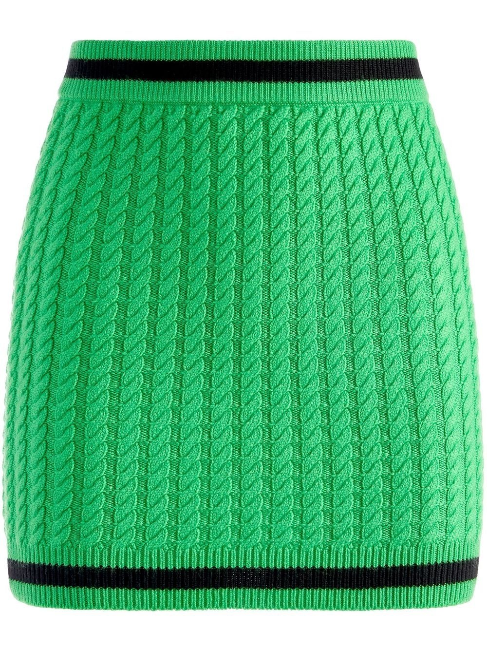 Ingrid cable-knit mini skirt - 1