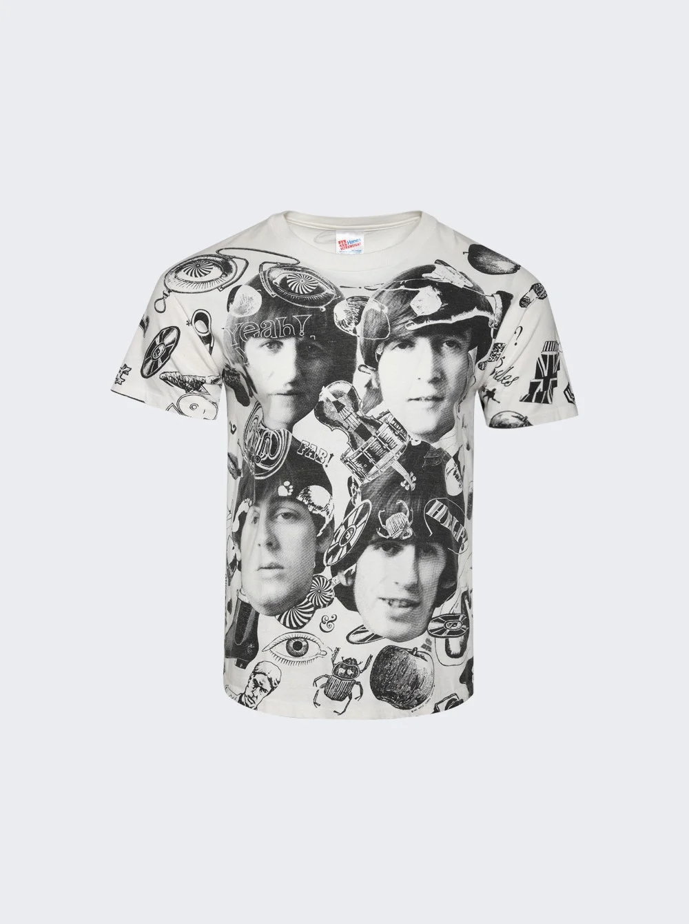 Beatles T-shirt Black And White - 1