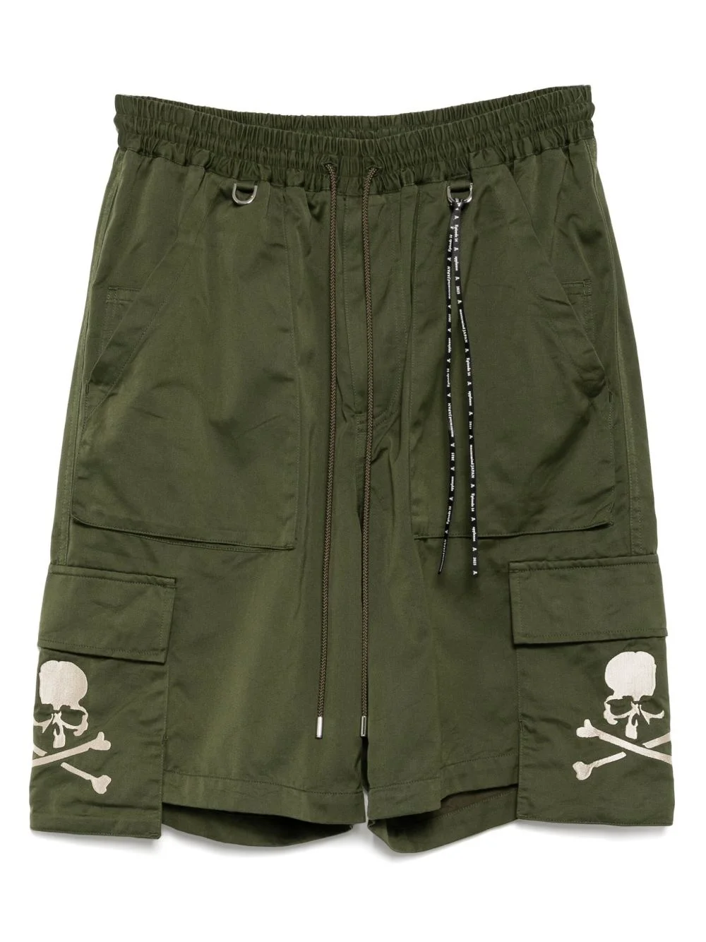skull cargo shorts - 1