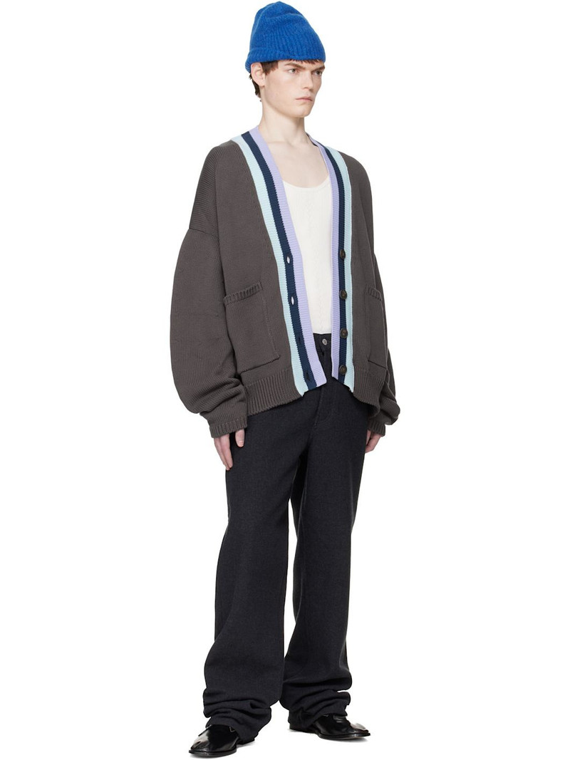 EDWARD CUMING Brown Heart Throb Cardigan outlook