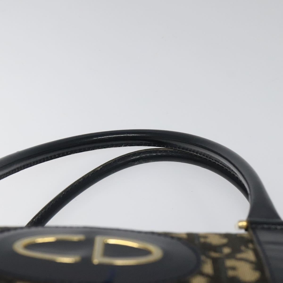 DIOR Trotter Canvas Hand Bag Navy - 8