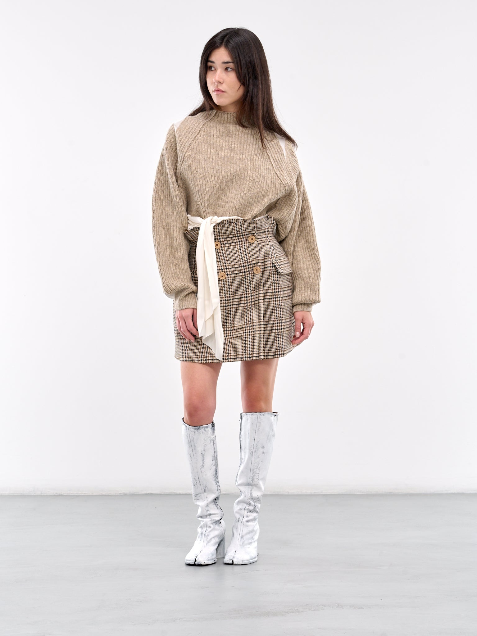 Paneled Sweater - 6