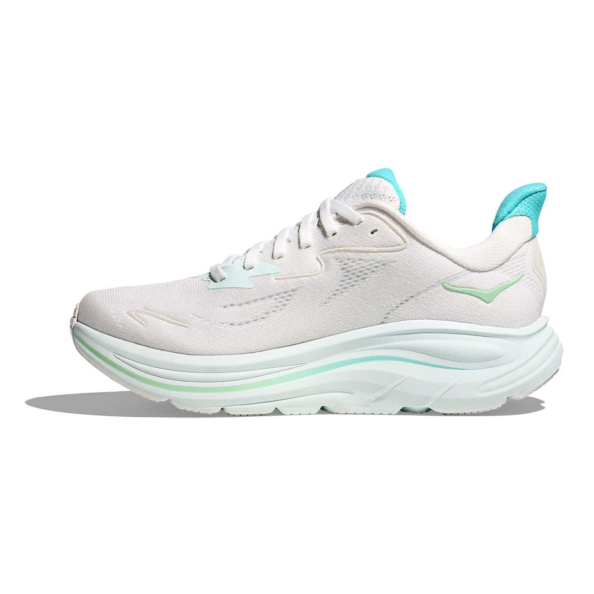 Hoka Clifton 10 White - Cielo Blue - 2
