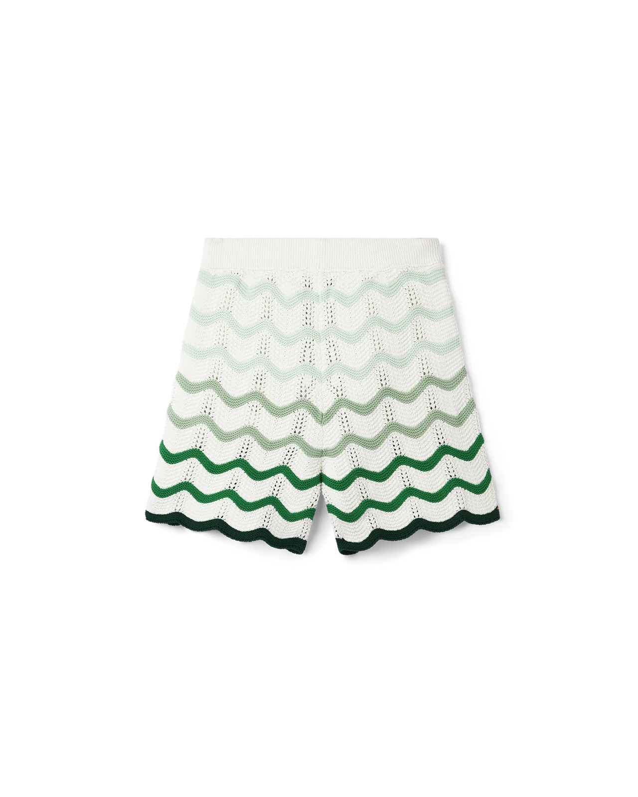 Wavy Gradient Crochet Shorts | Casablanca Paris - 2