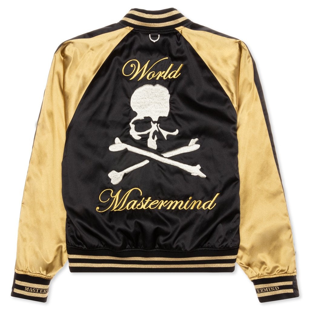 MASTERMIND WORLD SOUVENIR JACKET - BLACK/GOLD - 2