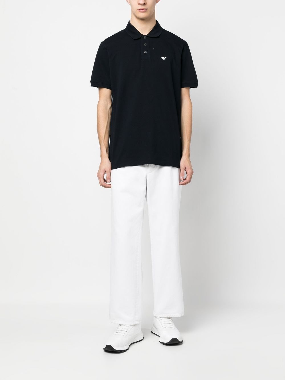 Logo cotton polo shirt - 4