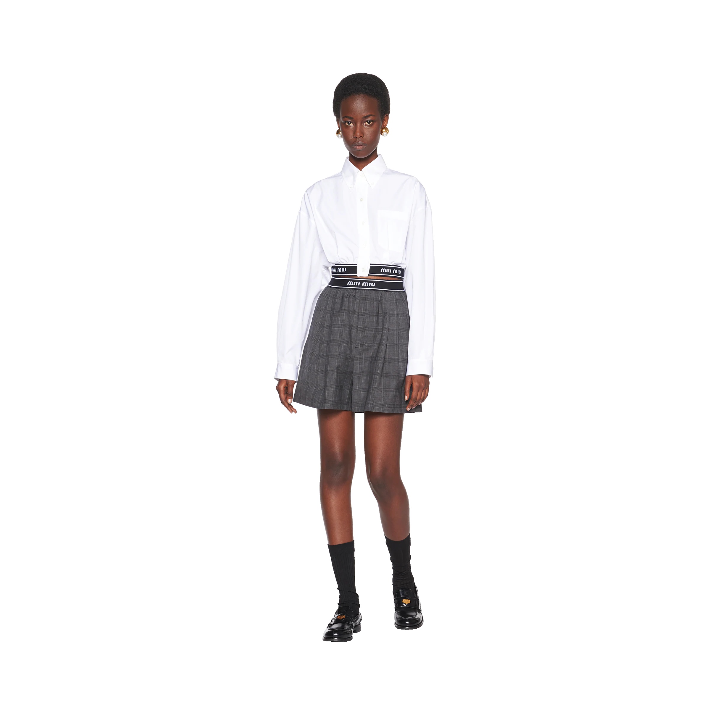 Prince-of-Wales check shorts - 2