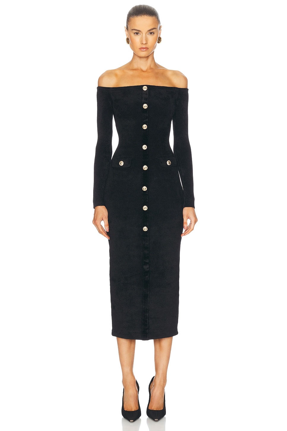 Chenille Knit Midi Dress - 2