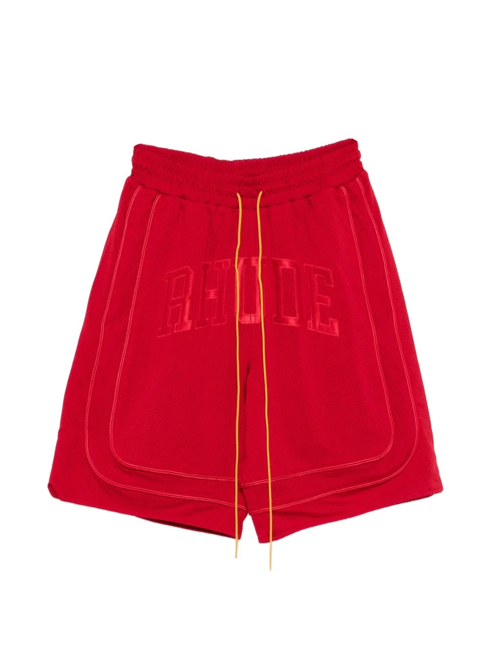 collegiate logo mesh shorts - 1