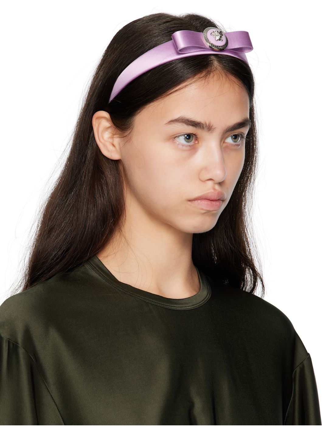 Purple Gianni Ribbon Headband - 2