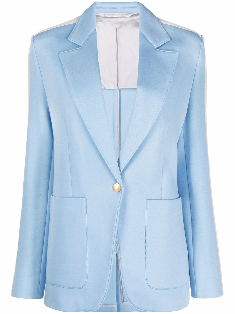side-stripe buttoned blazer 1