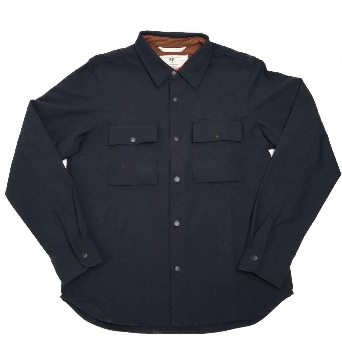 Oxford Overshirt Navy Nylon Grid Canvas - 1