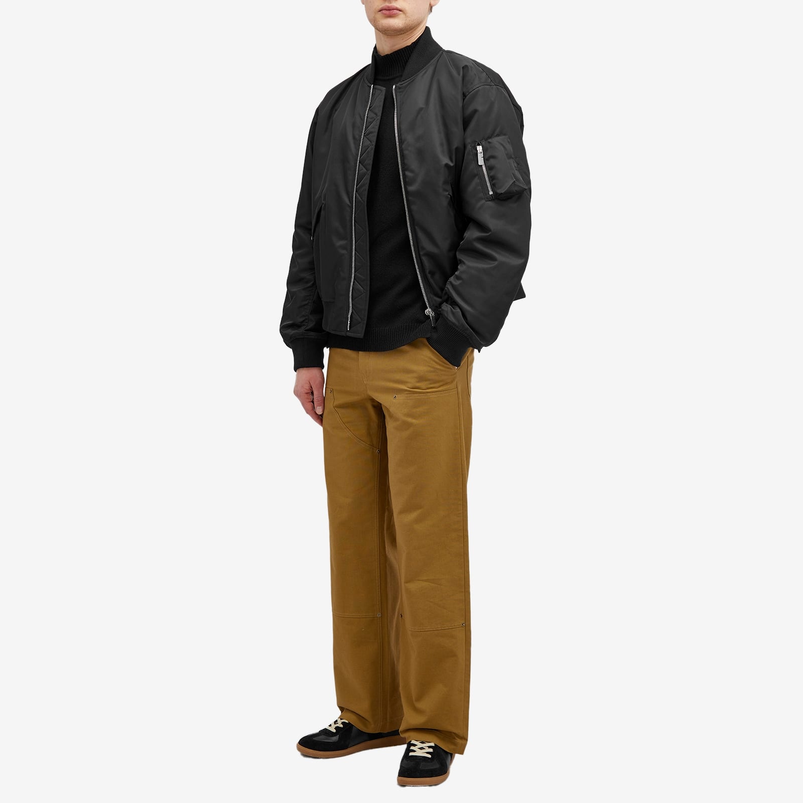 Burberry Nylon Bomber Jacket - 4