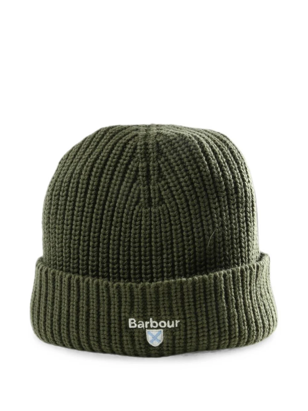 ribbed-knit beanie hat - 1