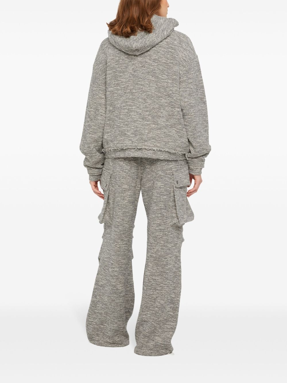 B&W Mouline zipped hoodie - 5