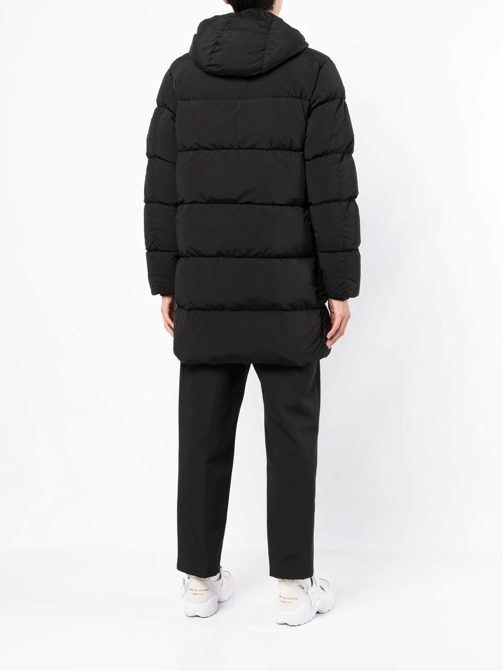 longline padded puffer coat - 4