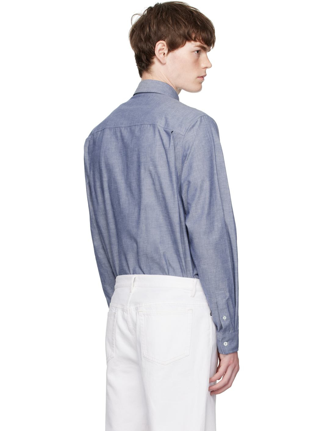 Blue Edouard Brodé Shirt - 3