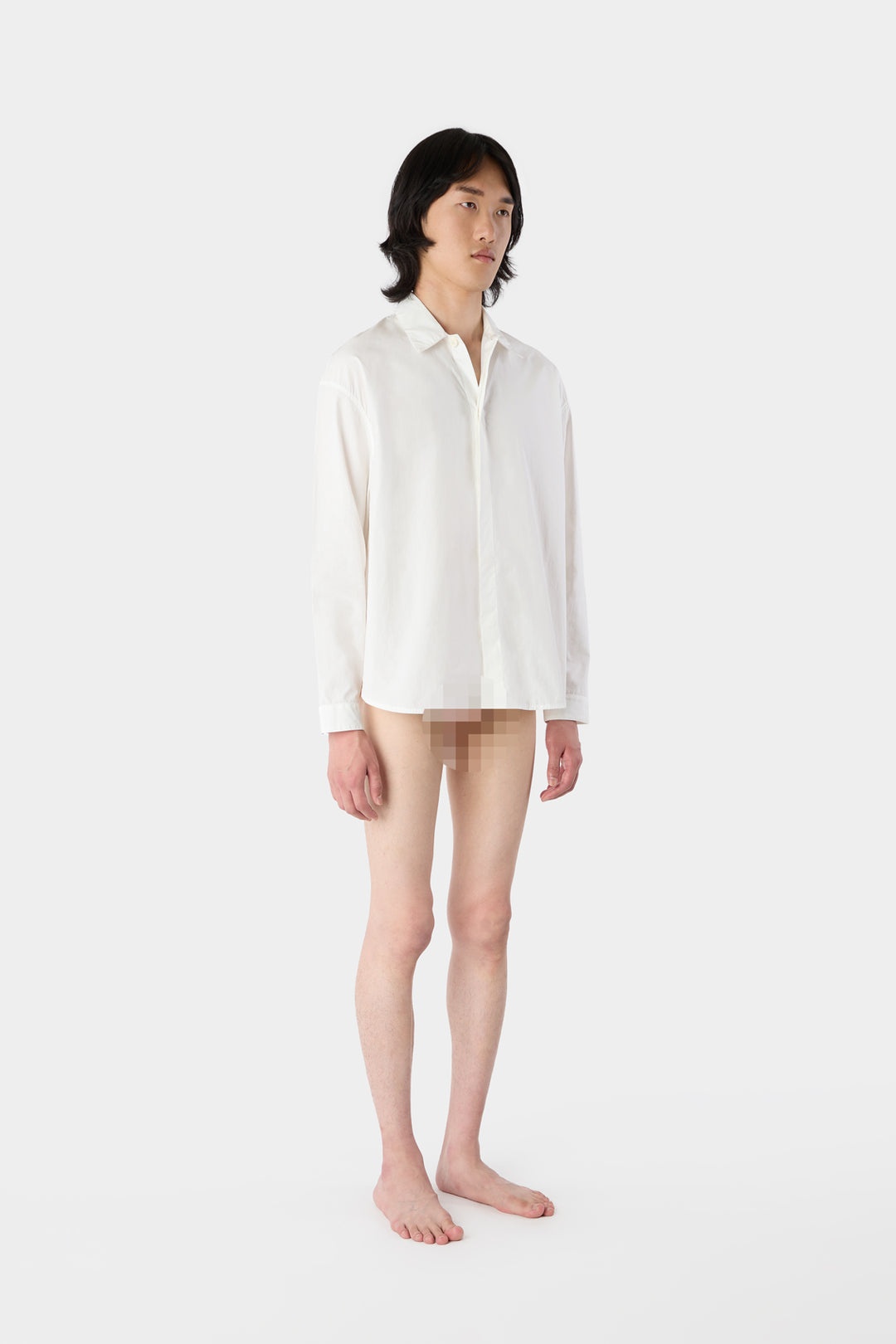 'EVERYDAY I WEAR SUNNEI' OVERSHIRT / white - 7