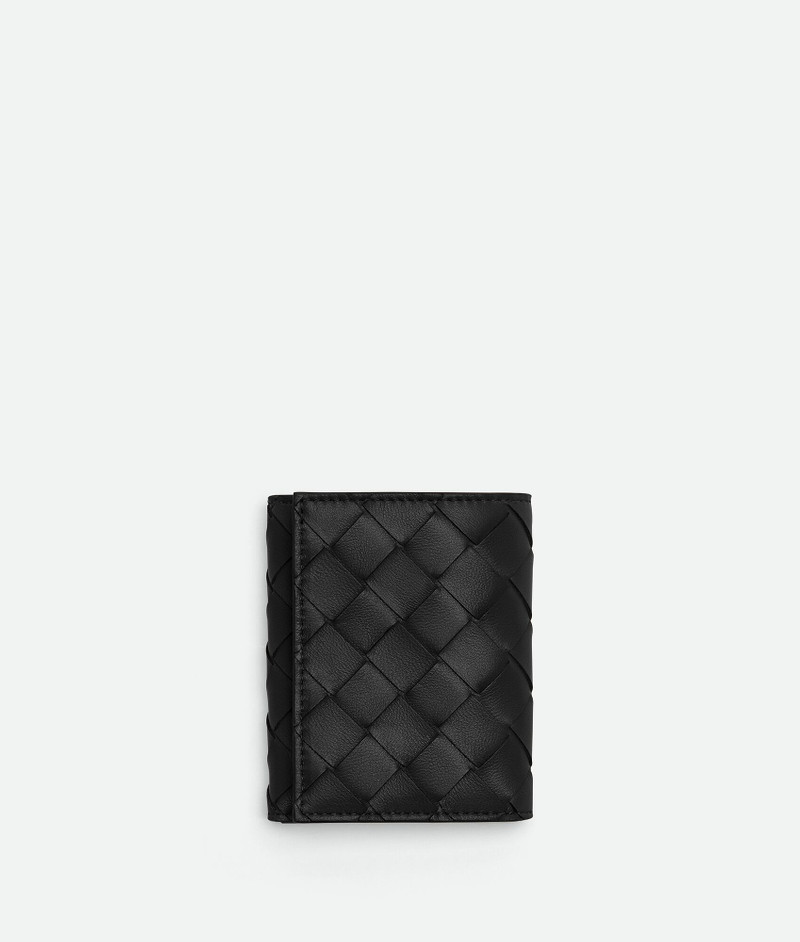 Intrecciato 15 Tri-Fold Zip Wallet 1